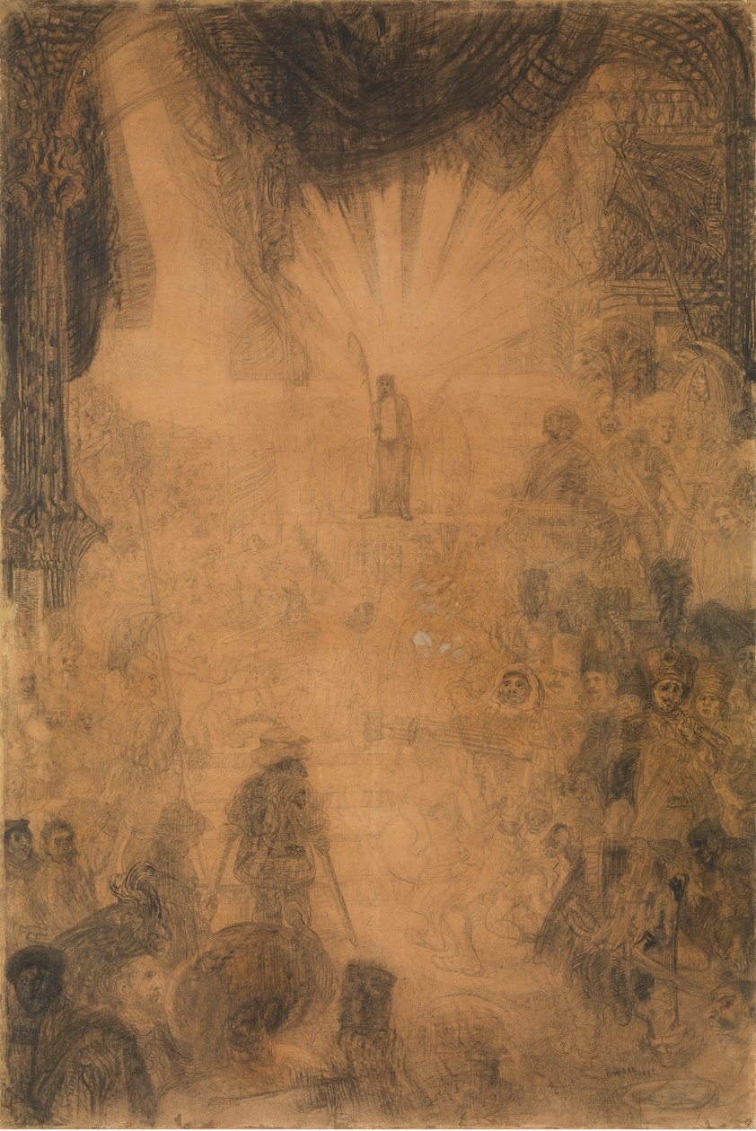 Christus dem Volk gezeigt tekijältä James Ensor