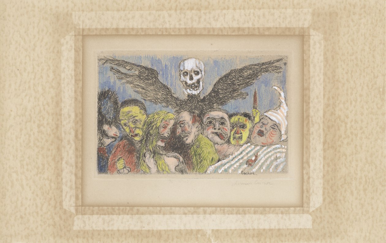 Kuoleman vallassa olevat kuolemansynnit tekijältä James Ensor