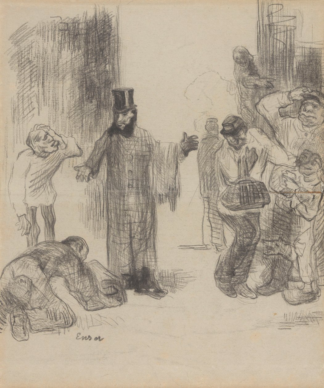 Pakettien kantajat tekijältä James Ensor