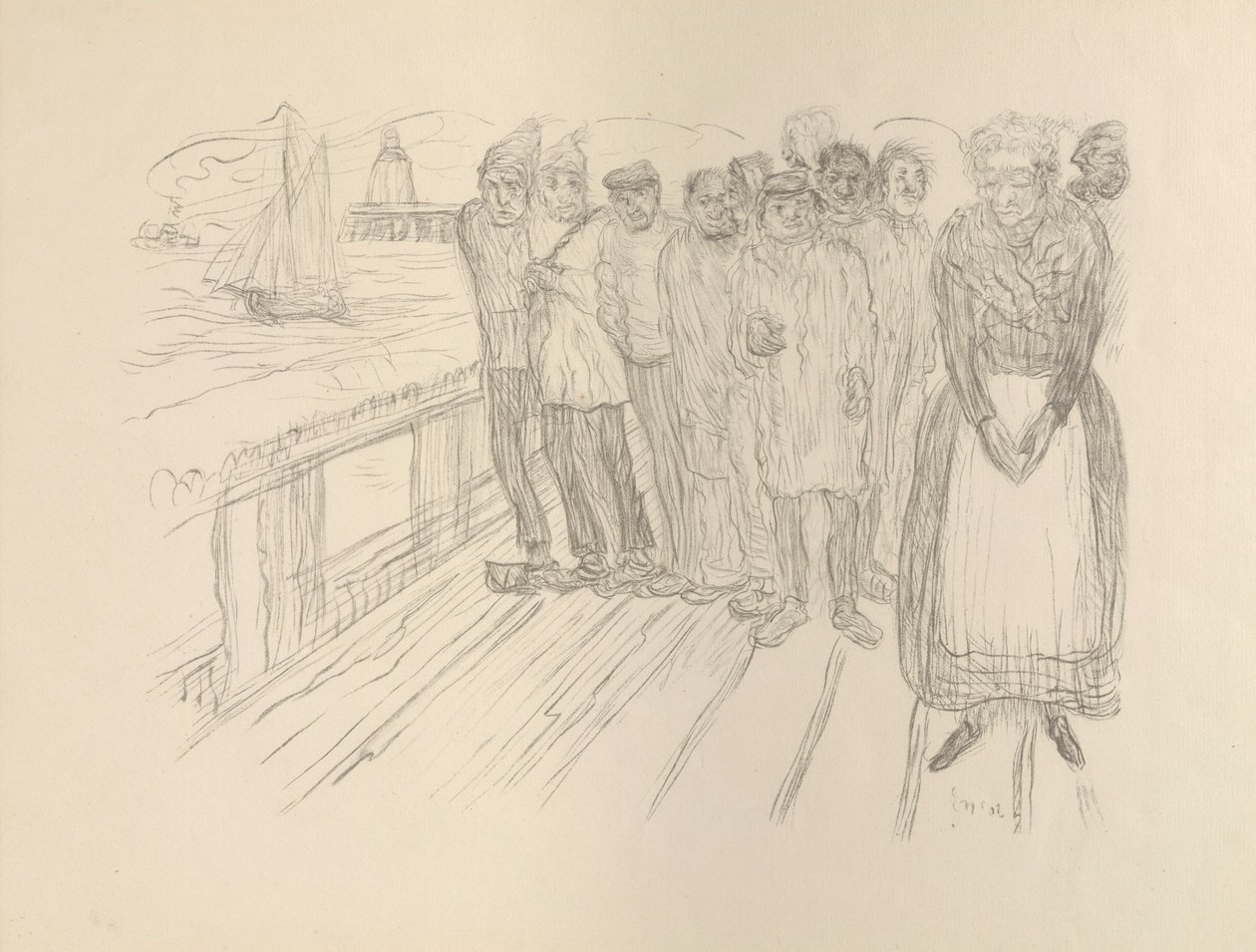 Kalastajat (Kurjat) tekijältä James Ensor