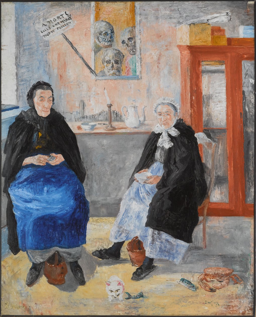 Kalakauppiaattaret tekijältä James Ensor