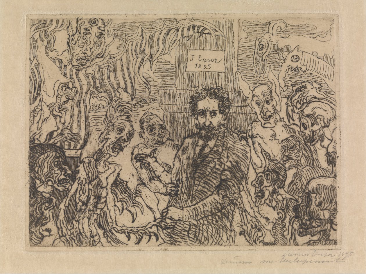 Demonit kiusaavat minua tekijältä James Ensor