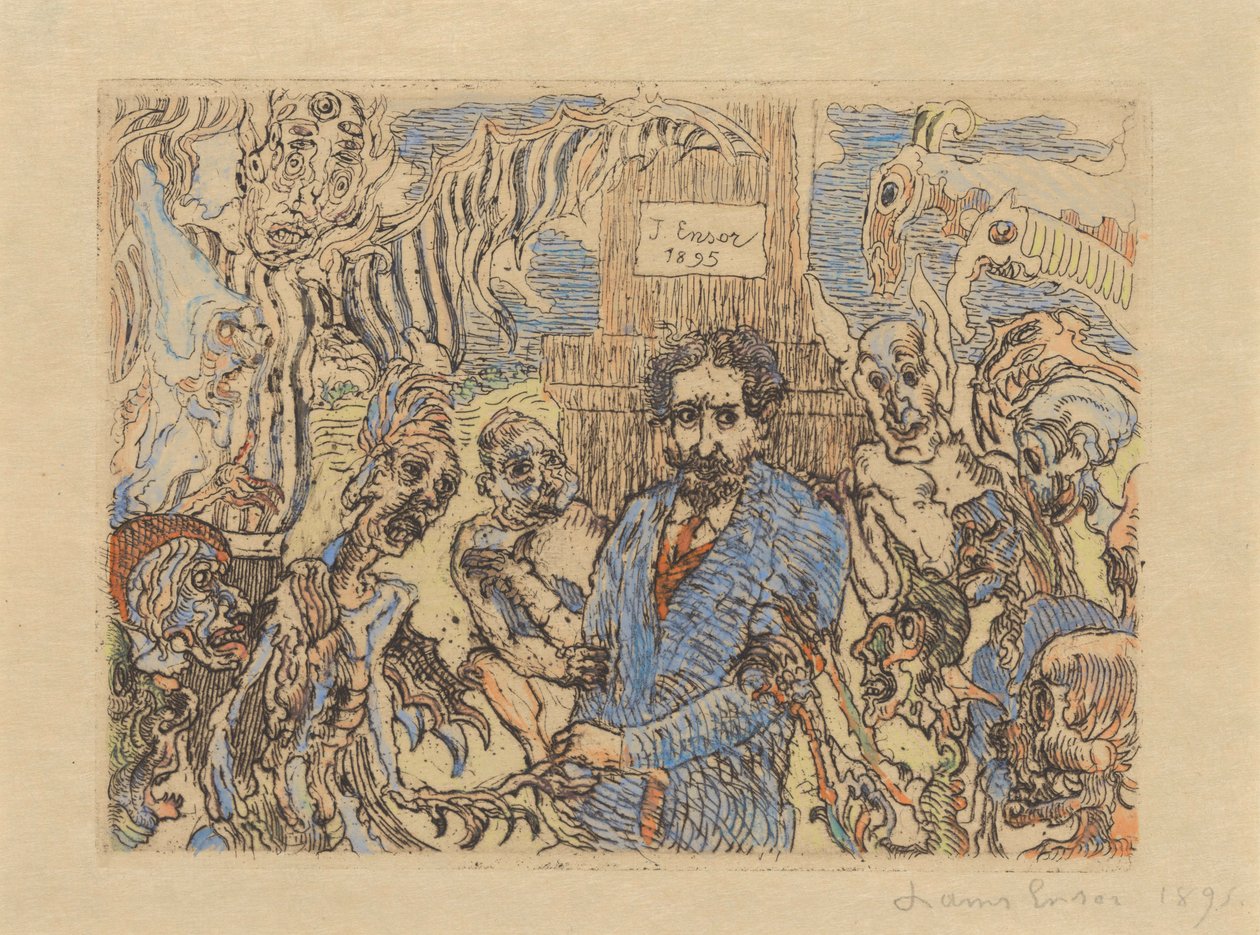 Demonit kiusaavat minua tekijältä James Ensor
