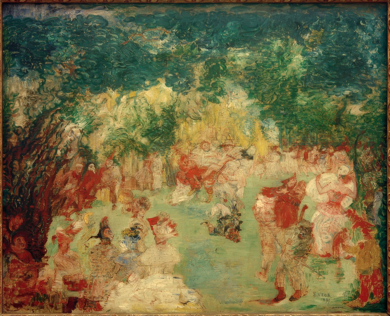 Rakkauden puutarha tekijältä James Sidney Ensor