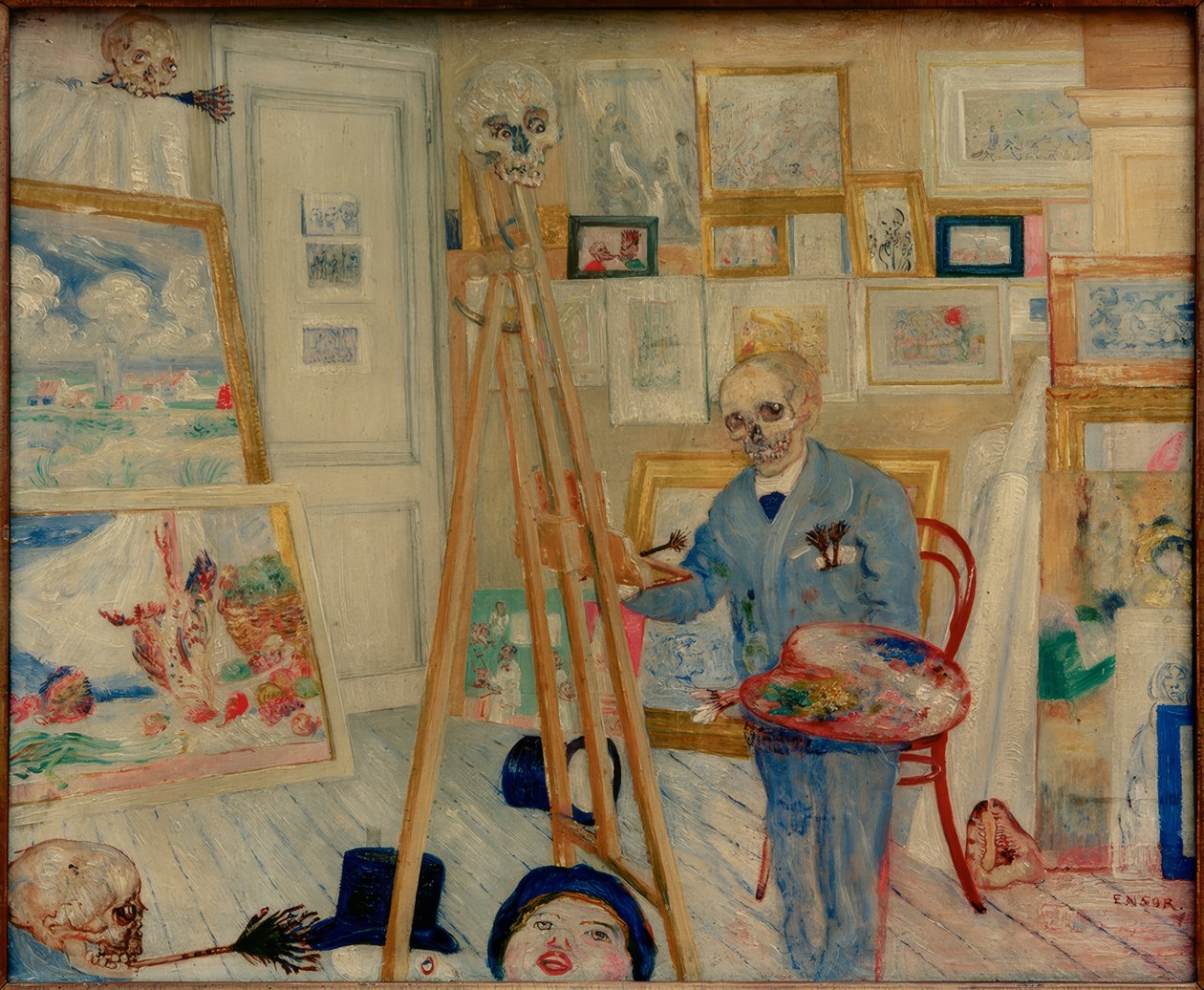 Luurankomaalari tekijältä James Sidney Ensor