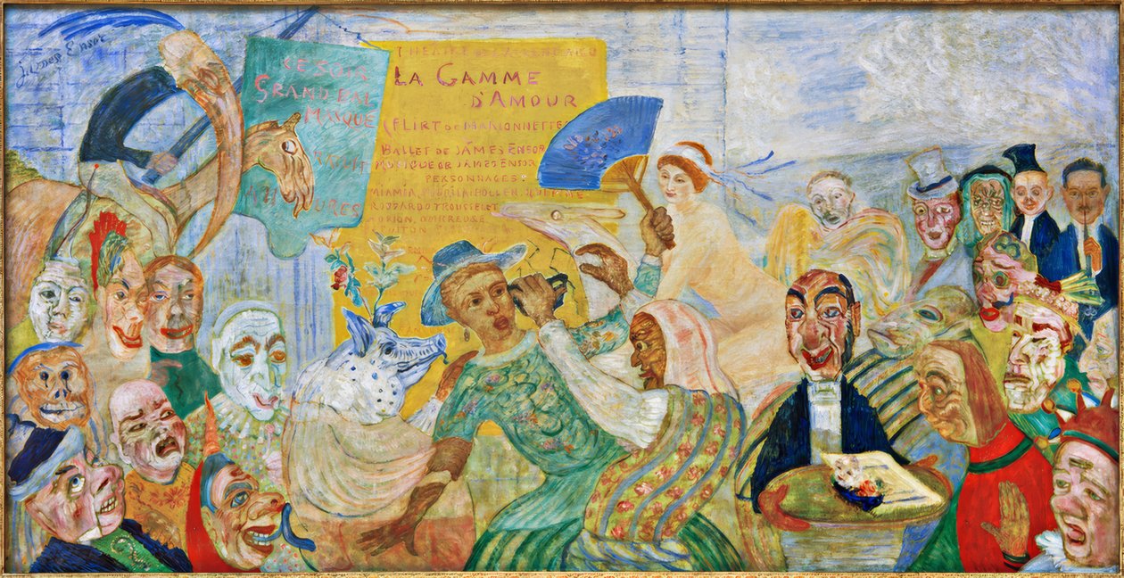 Revitty naamio tekijältä James Sidney Ensor