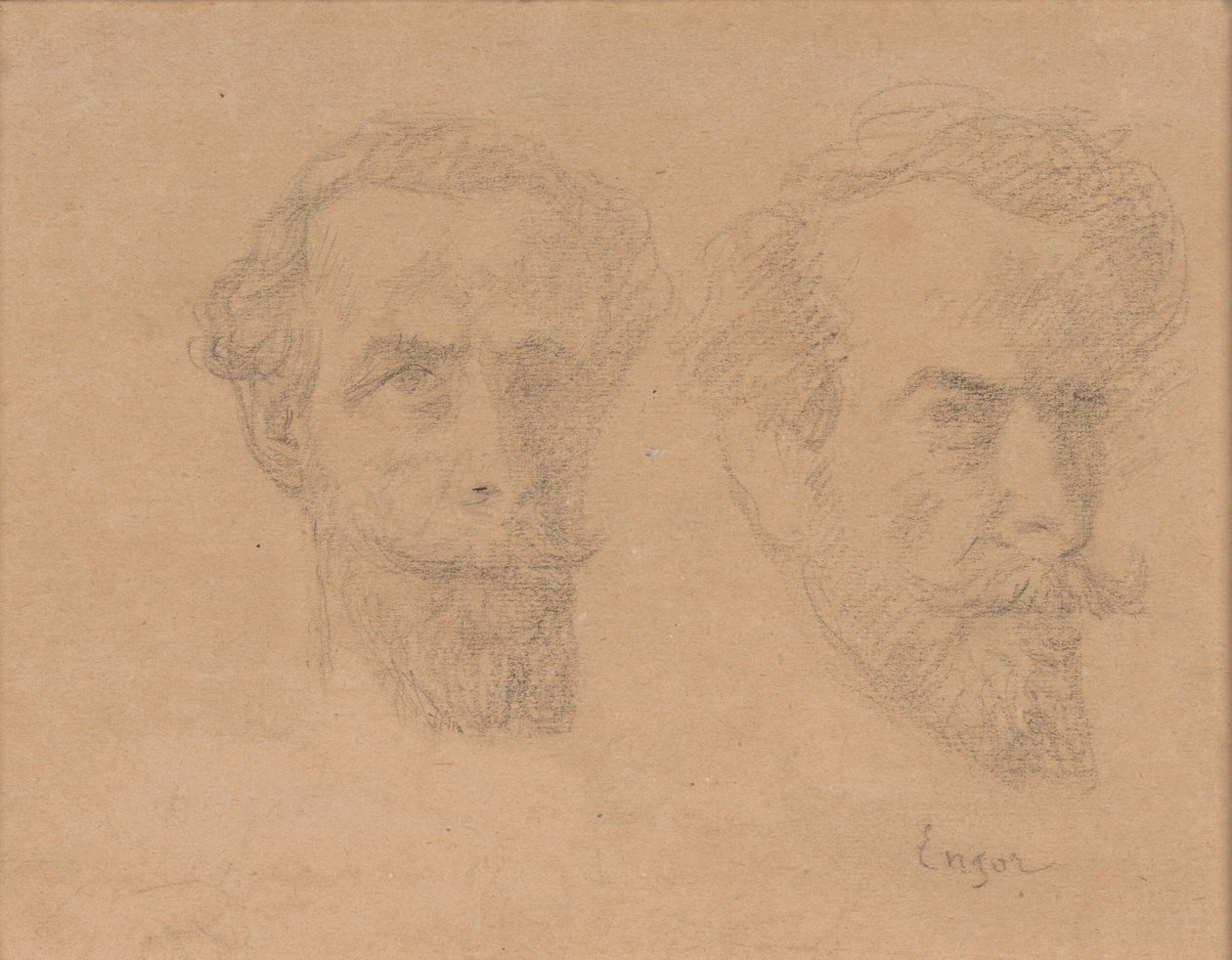 Kaksoisomakuva tekijältä James Ensor