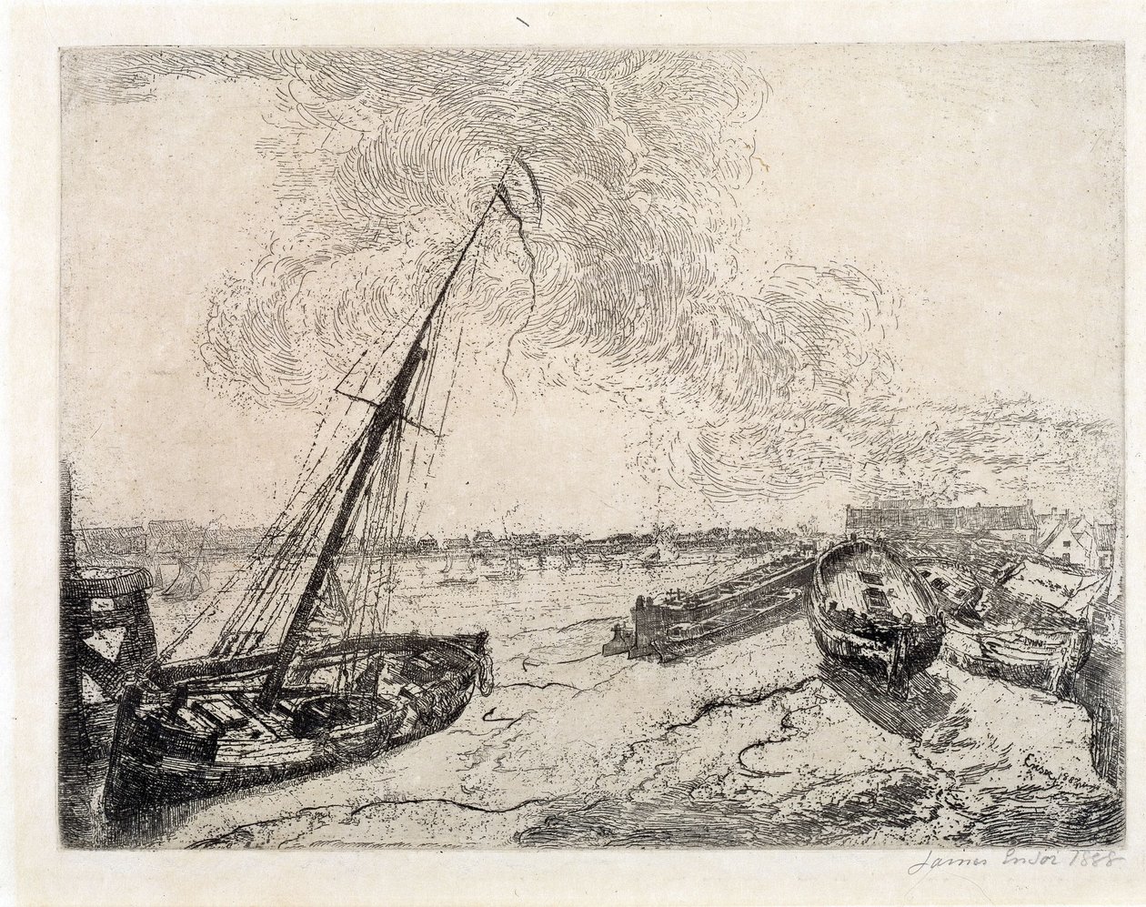 Karille ajaneet veneet tekijältä James Ensor