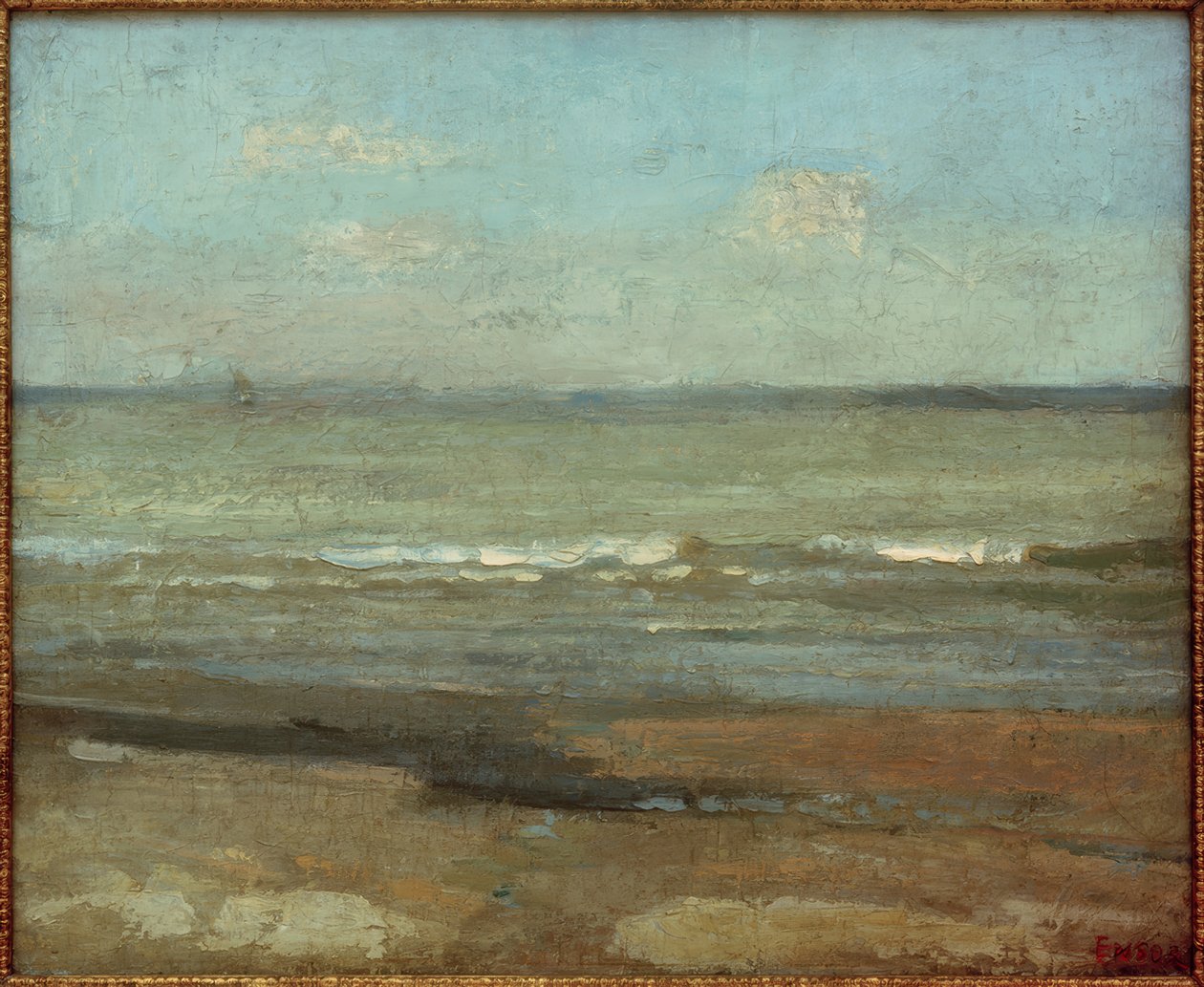 Harmaa merimaisema tekijältä James Sidney Ensor