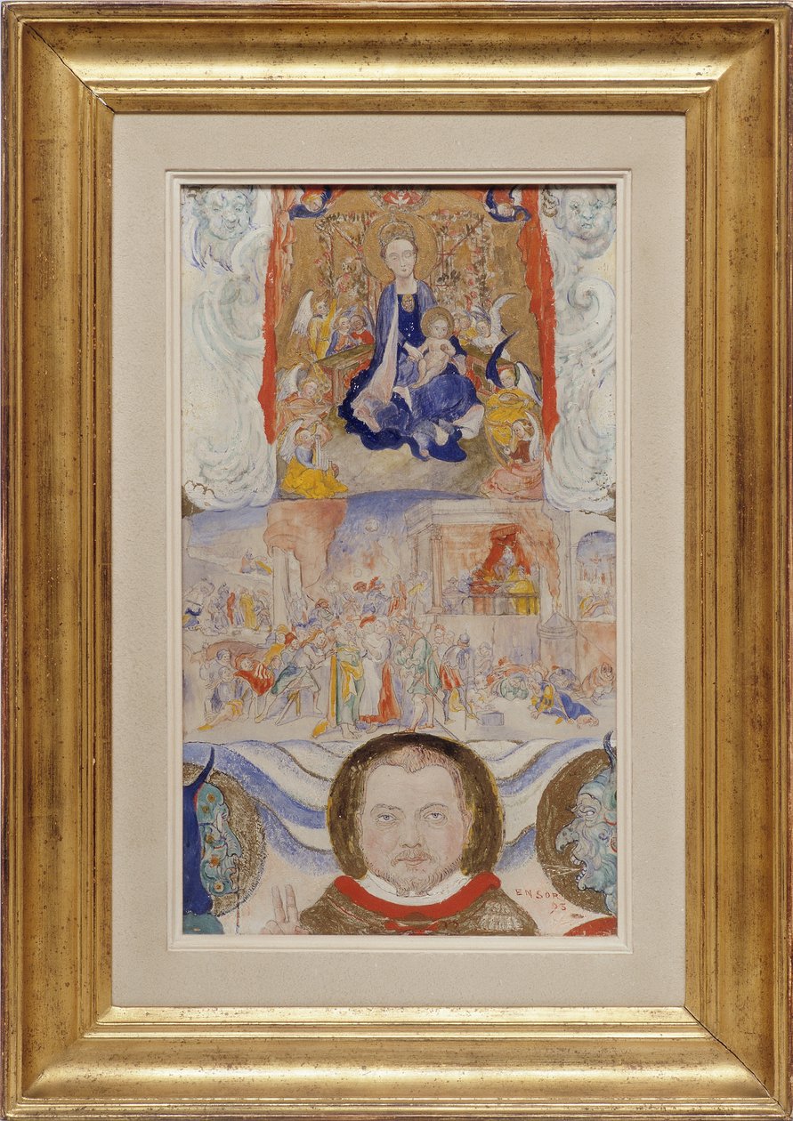 Ikoni, Eugene Demolderin muotokuva tekijältä James Ensor