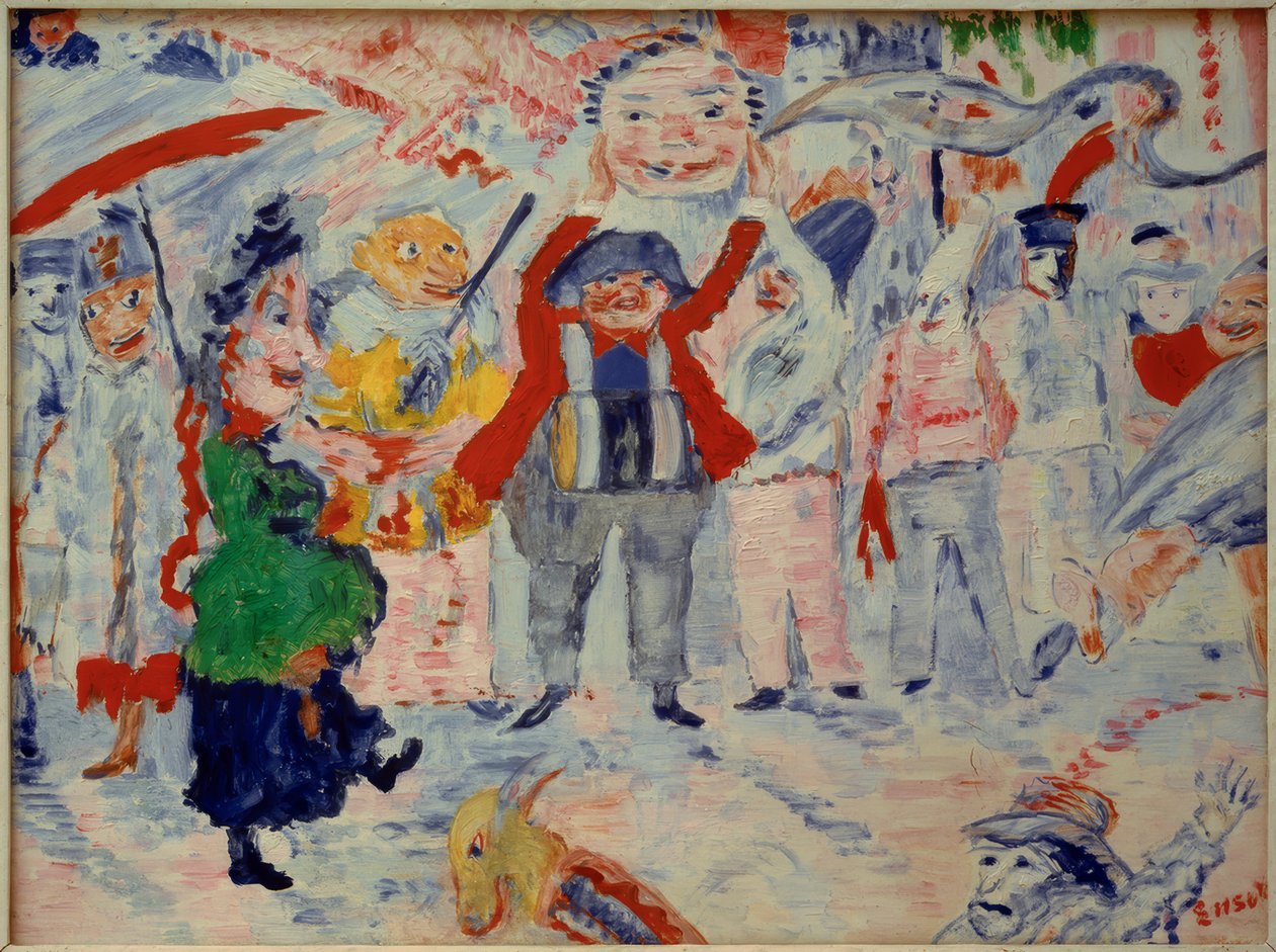 Karnevaali Flanderissa tekijältä James Sidney Ensor