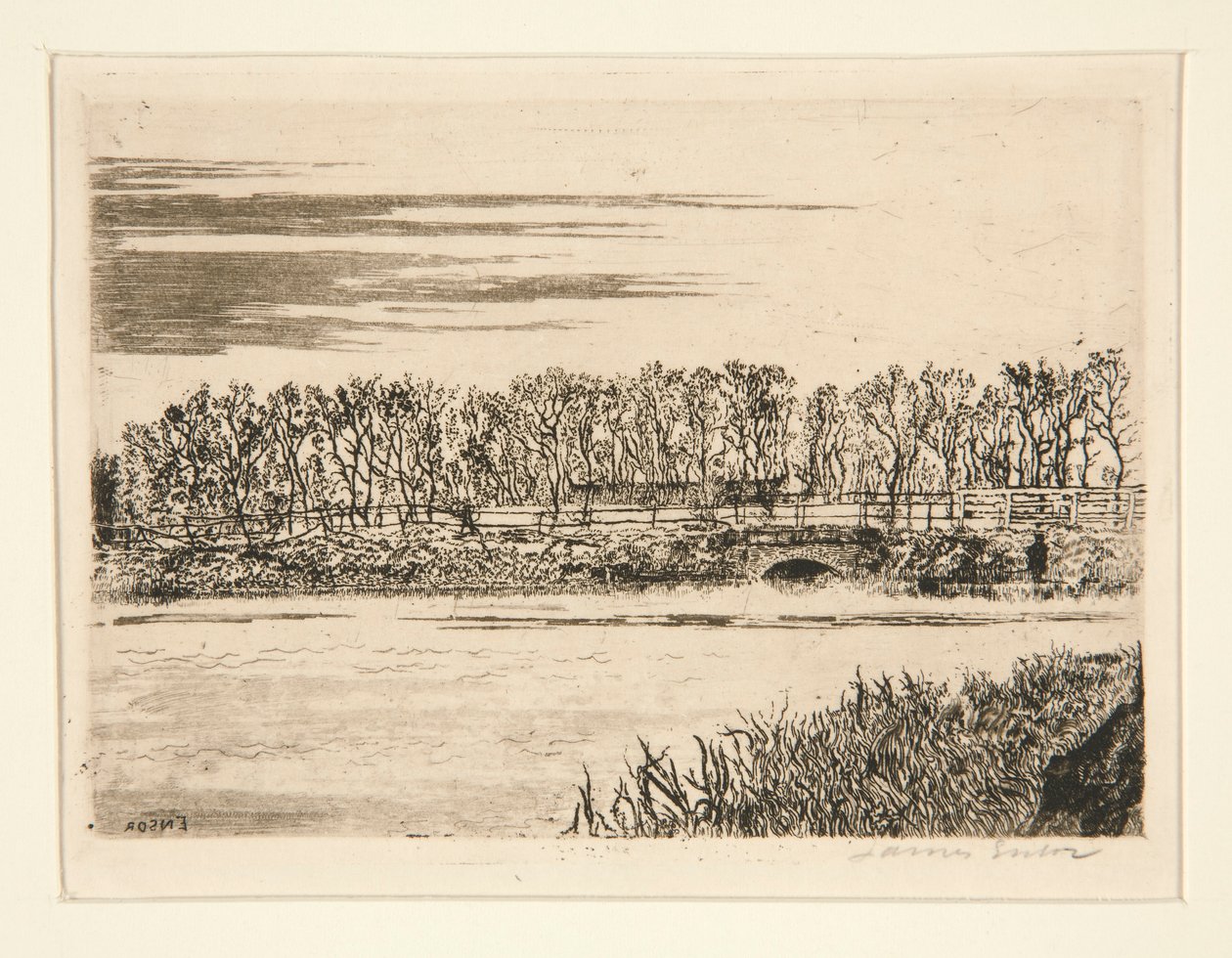 Le pont du bois? Oostende (Silta metsässä Oostendessa) tekijältä James Ensor