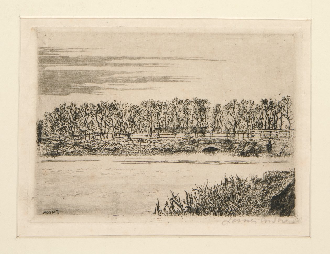 Le pont du bois? Oostende (Silta metsässä Oostendessa) tekijältä James Ensor