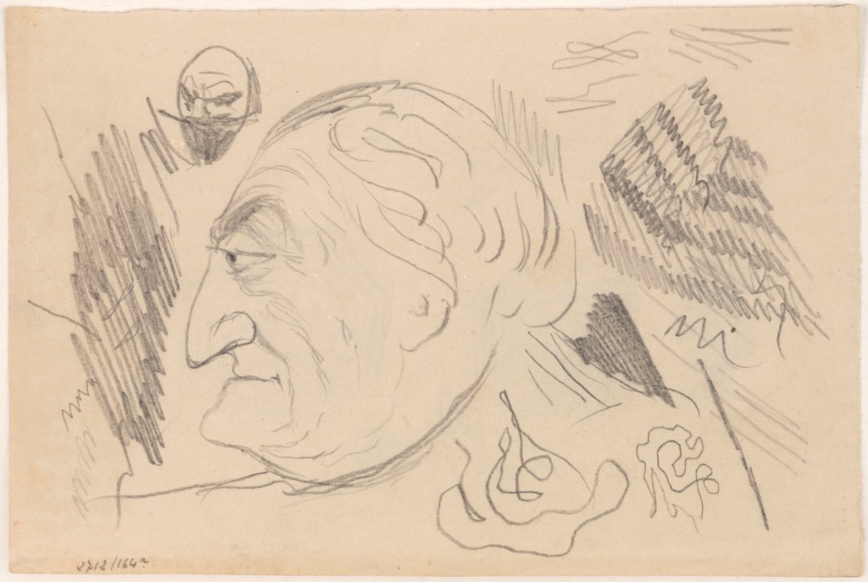 Mies profiilista tekijältä James Ensor