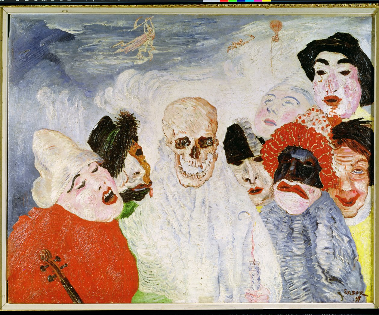 Naamarit ja kuolema tekijältä James Ensor