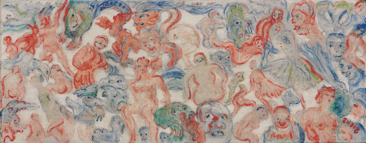 Monsters Intertwined Untitched, Intertwined (A) tekijältä James Ensor