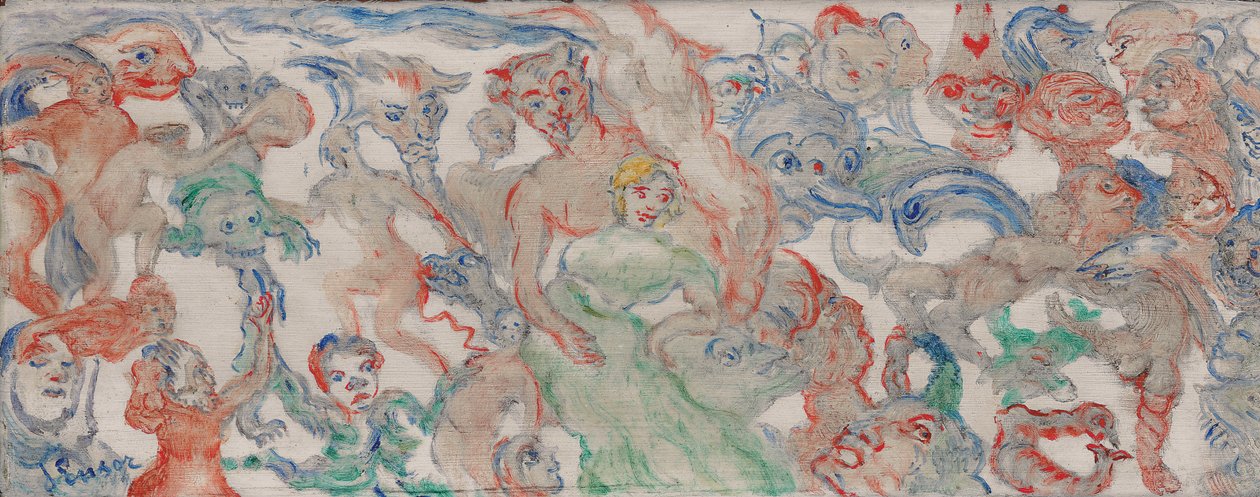 Monsters Intertwined Untitched, Intertwined (B) tekijältä James Ensor