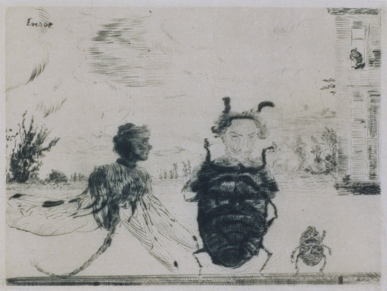 Erikoisia hyönteisiä tekijältä James Ensor