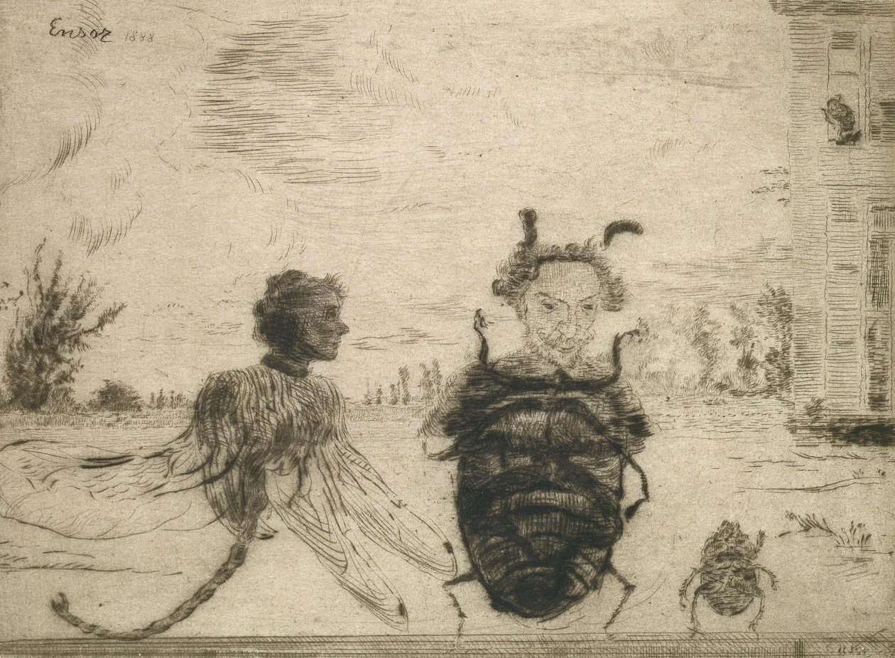 Erikoisia hyönteisiä tekijältä James Ensor