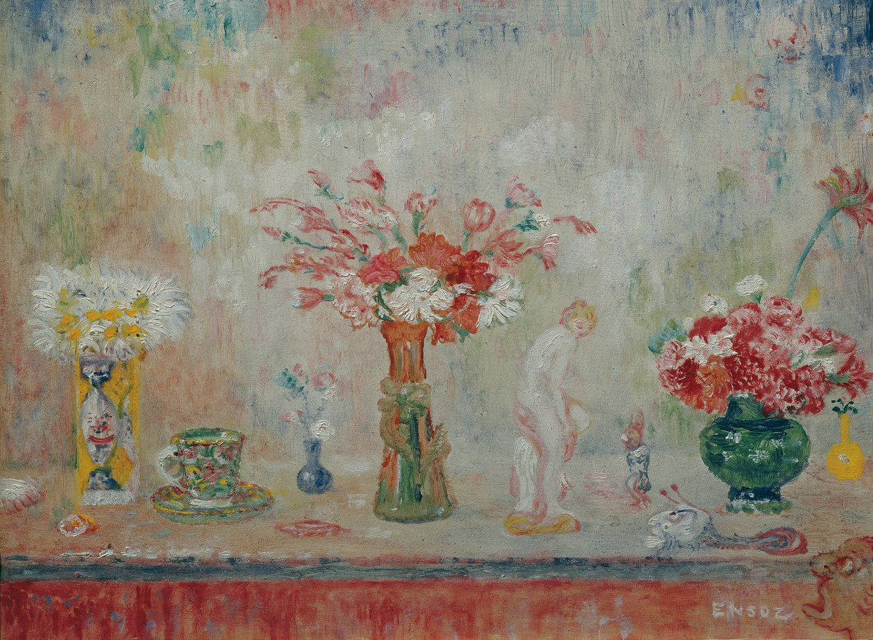 Fantastinen asetelma tekijältä James Ensor