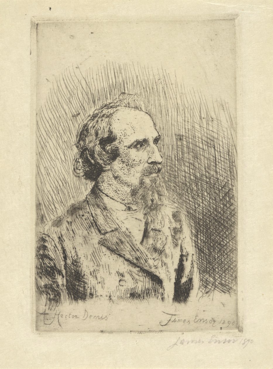 Hector Denisin muotokuva tekijältä James Ensor