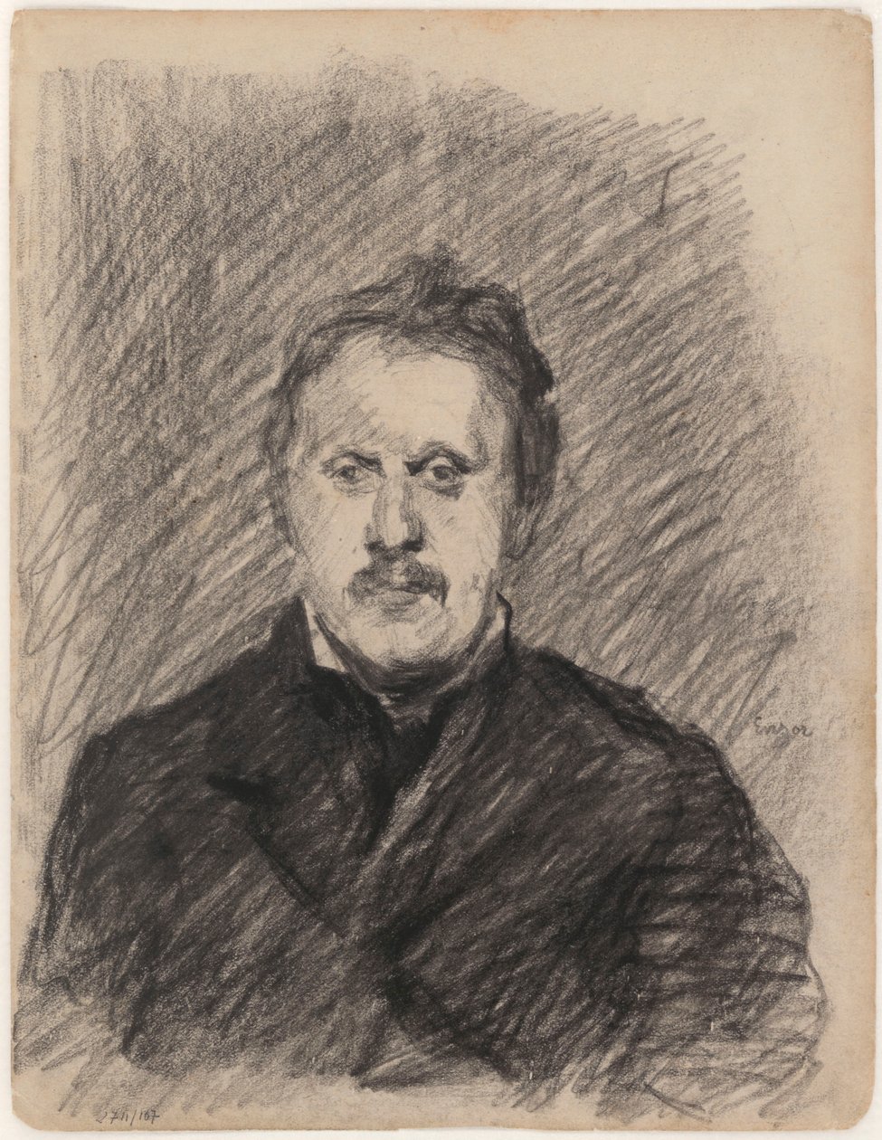Miehen muotokuva tekijältä James Ensor