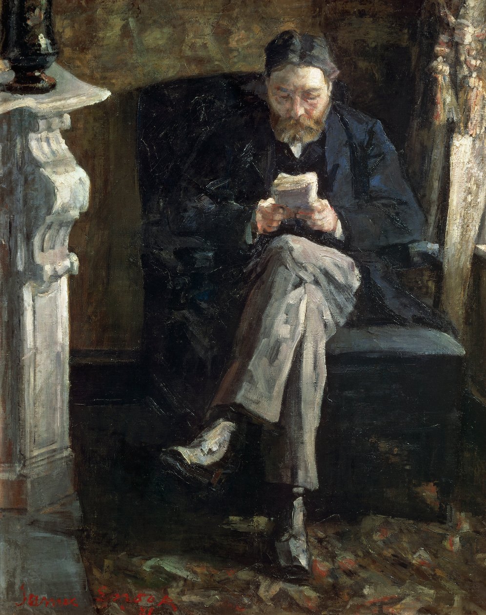 Taiteilijan isän muotokuva tekijältä James Ensor