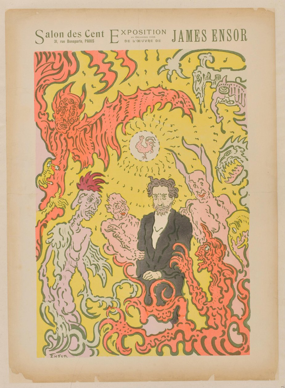 Salon des Cent. Dezember 1898 tekijältä James Ensor