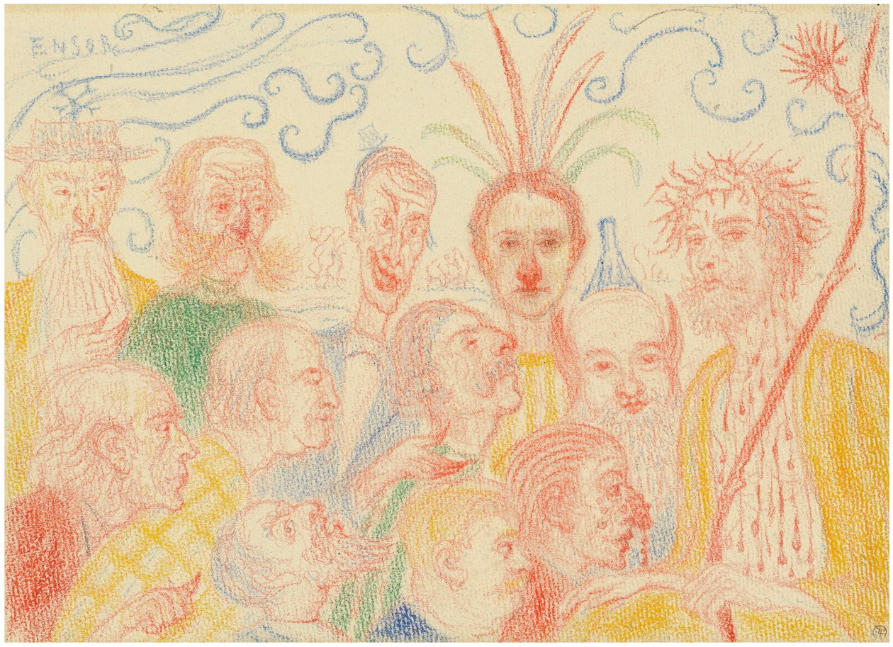 Scenes de la Vie du Christ Kohtauksia Kristuksen elämästä, 1910-1915. tekijältä James Ensor