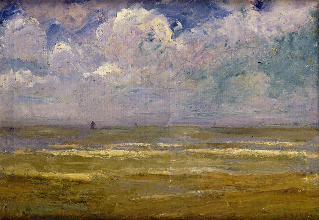 Merimaisema (öljy kankaalle) tekijältä James Ensor