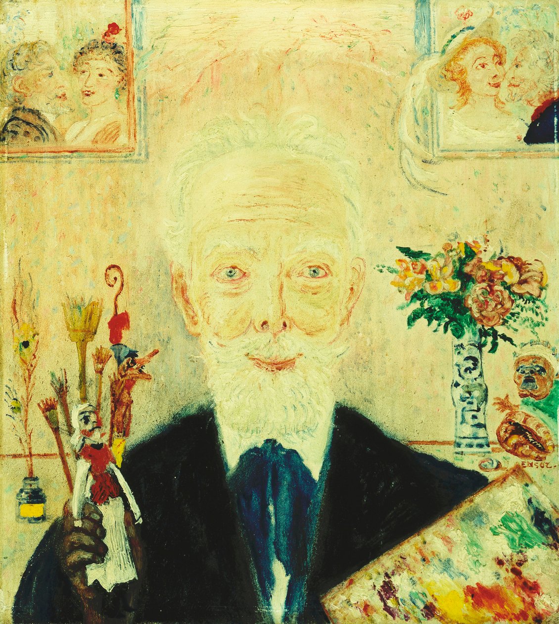 Omakuva; Automaattinen muotokuva tekijältä James Ensor