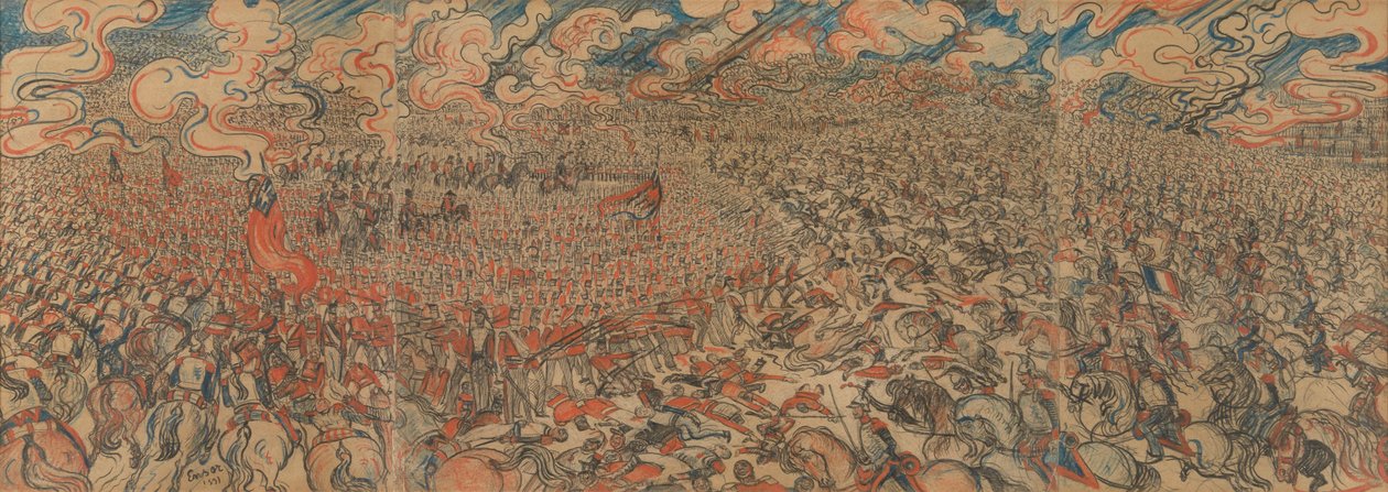 Waterloon kyrassieerit tekijältä James Ensor