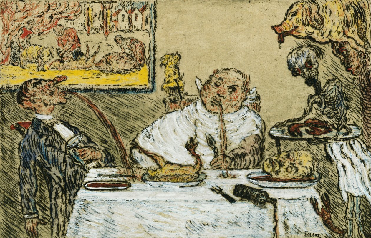 Os pecados capitais; Les Peches Capitaux Finlandês tekijältä James Ensor