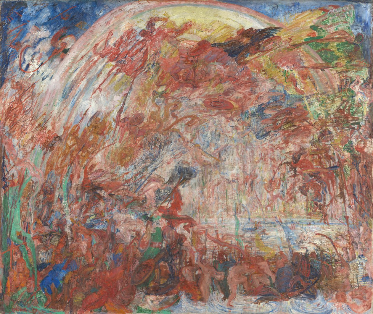 Kapinallisten enkelien lankeemus tekijältä James Ensor