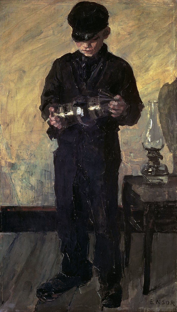 Lamppupoika (The Lamplighter) tekijältä James Ensor