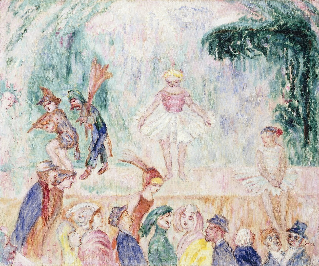 Pieni teatteri; Petit Theater - Het kleine Theater tekijältä James Ensor