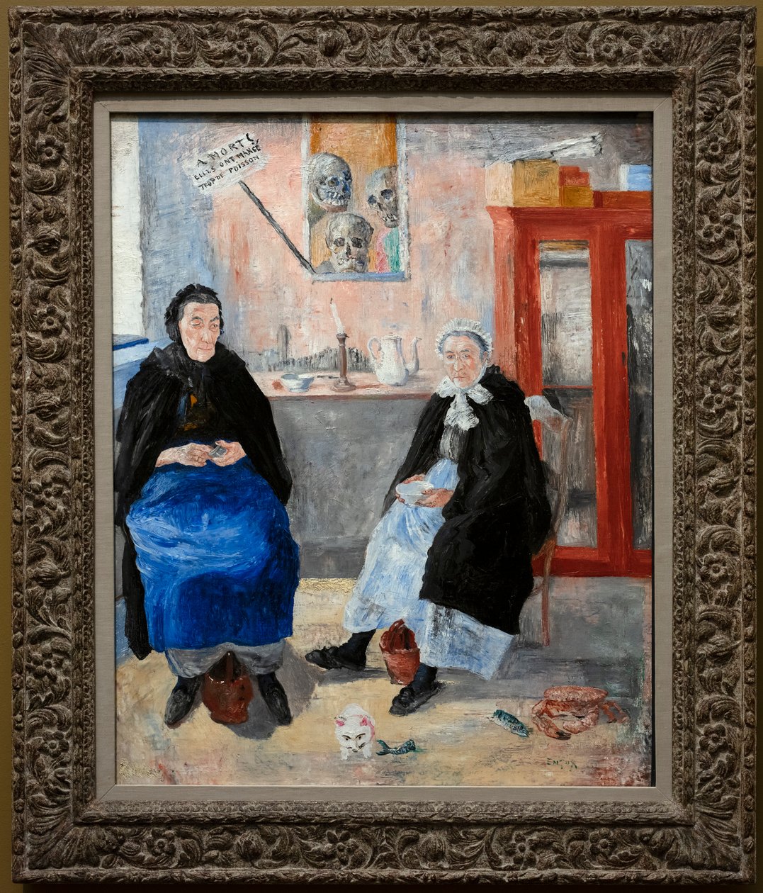 Melankoliset kalarouvat tekijältä James Ensor