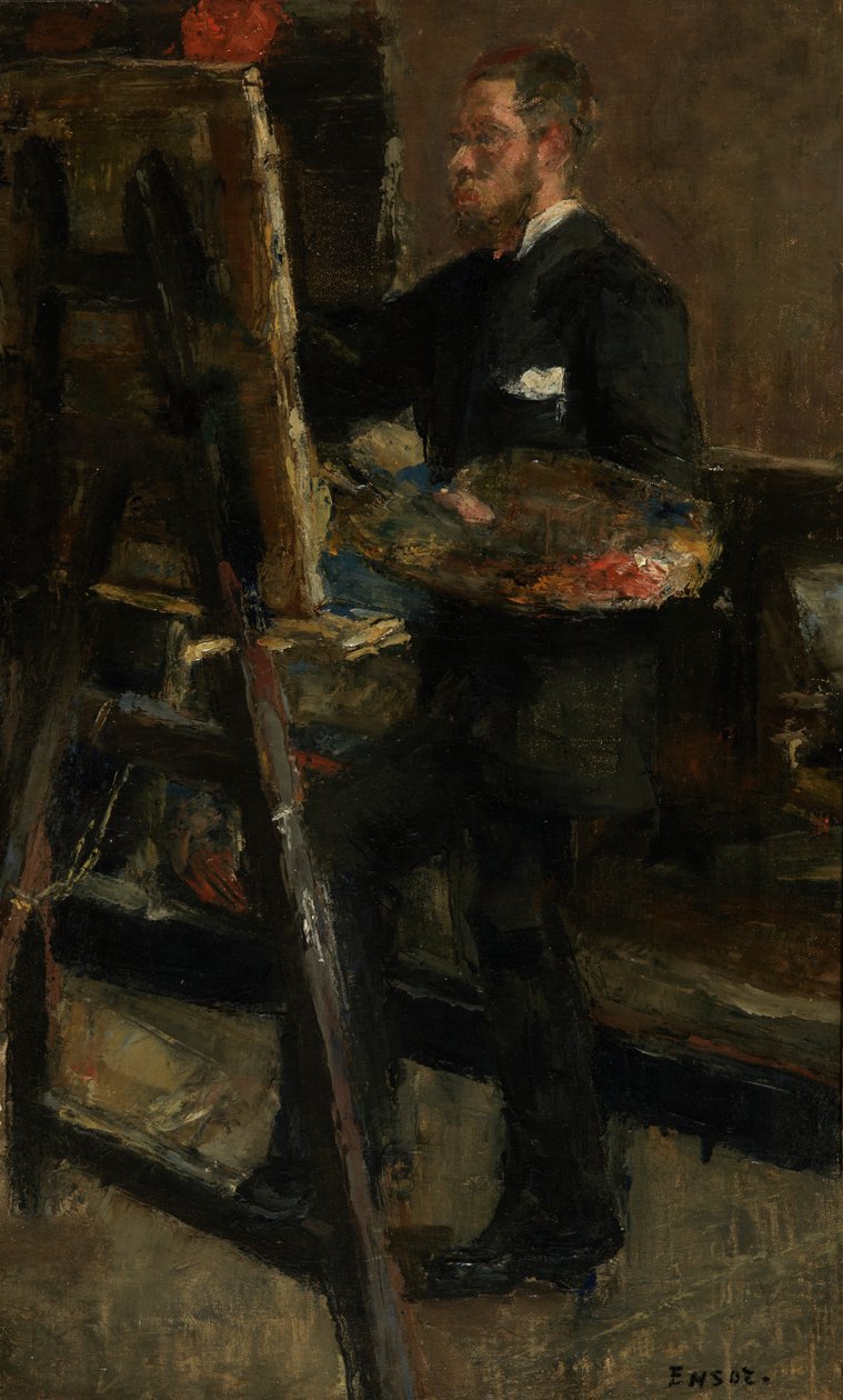 Taidemaalari Alfred William Finch tekijältä James Ensor