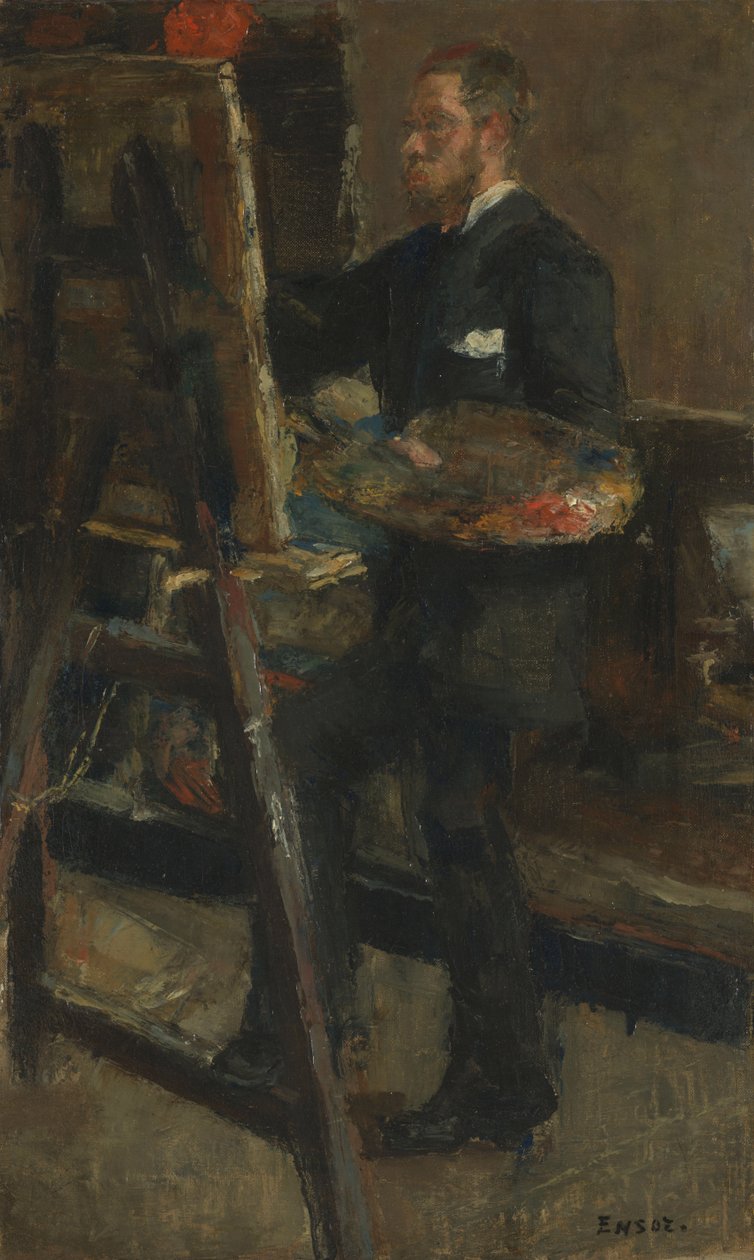 Taidemaalari Alfred William Finch tekijältä James Ensor