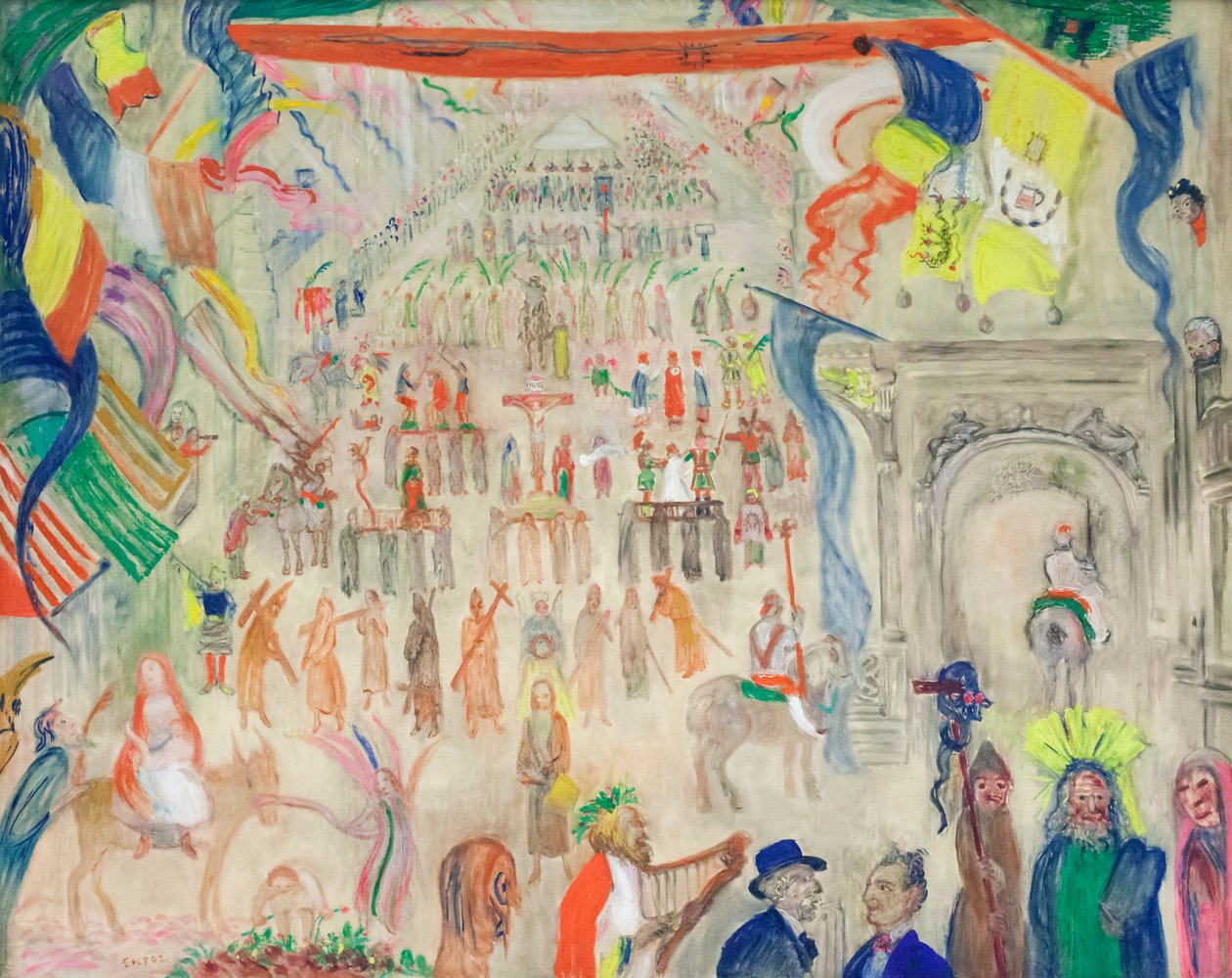 Katuvien kulkue, Veurne tekijältä James Ensor