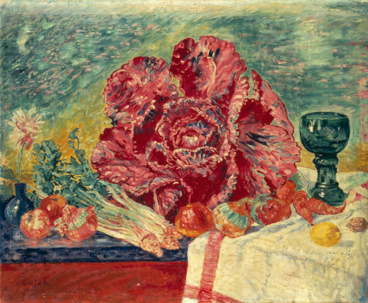 Punainen kaali tekijältä James Ensor