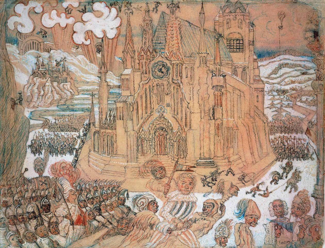 A catedral finlandesa tekijältä James Ensor