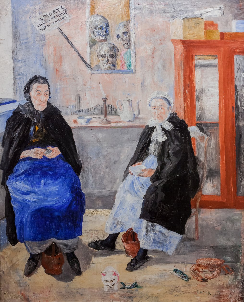 Melankoliset kalatytöt tekijältä James Ensor