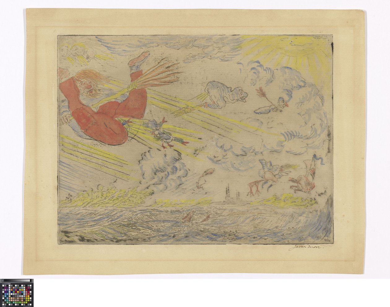 Zauberer im Sturmwind tekijältä James Ensor
