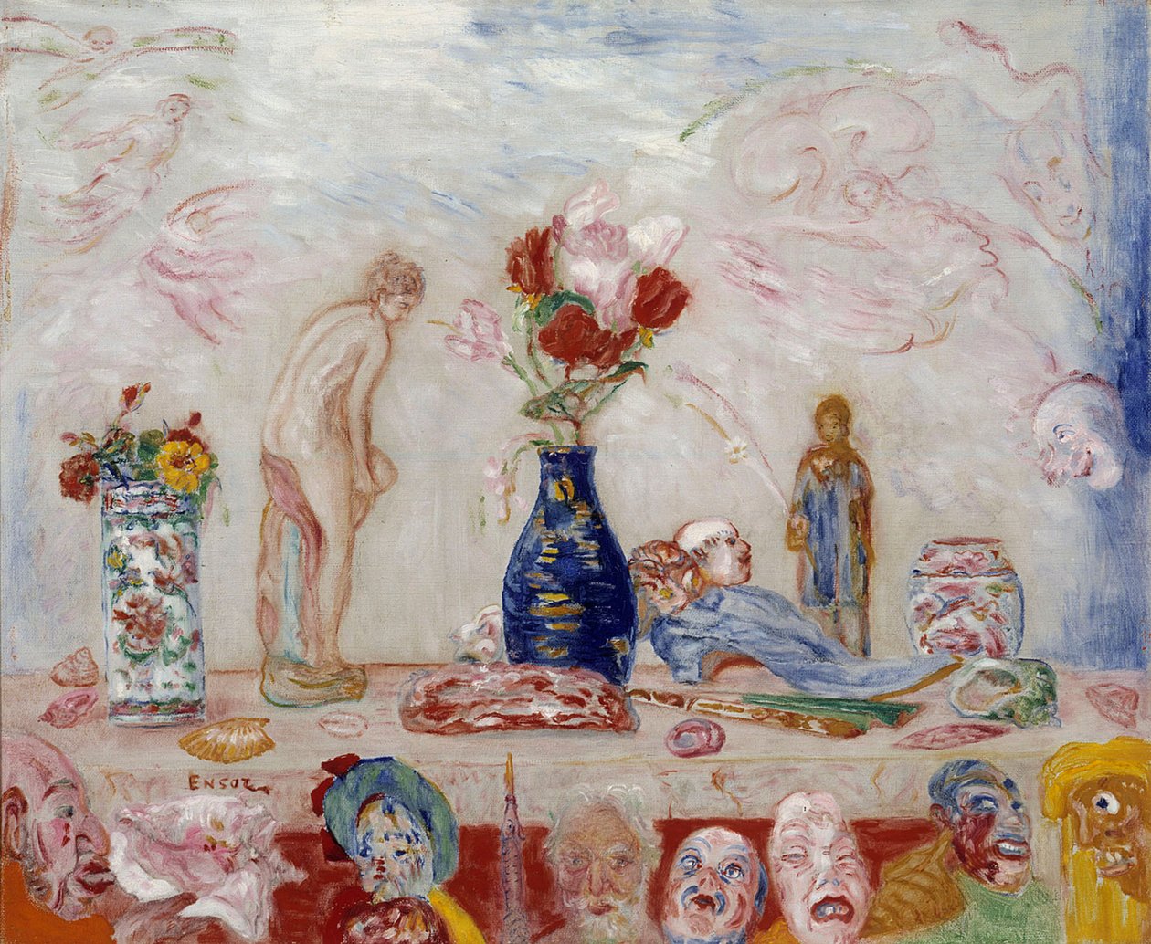 Naamioiden varjossa tekijältä James Ensor