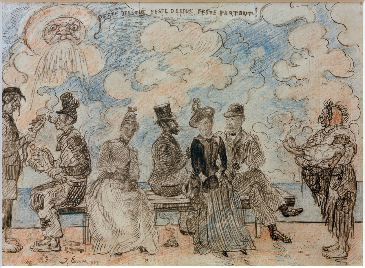 Rutto alhaalla, rutto ylhäällä, rutto kaikkialla tekijältä James Sidney Ensor