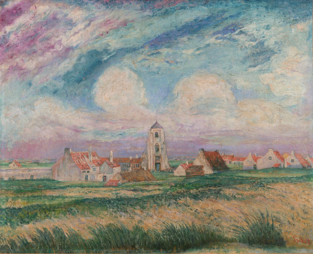 Näkymä Mariakerkesta tekijältä James Ensor