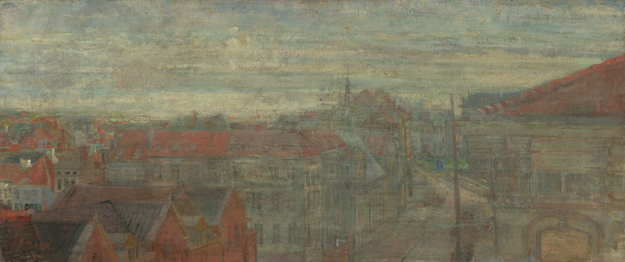 Näkymä Phnosiaan. Valoisat aallot ja värähtelyt tekijältä James Ensor