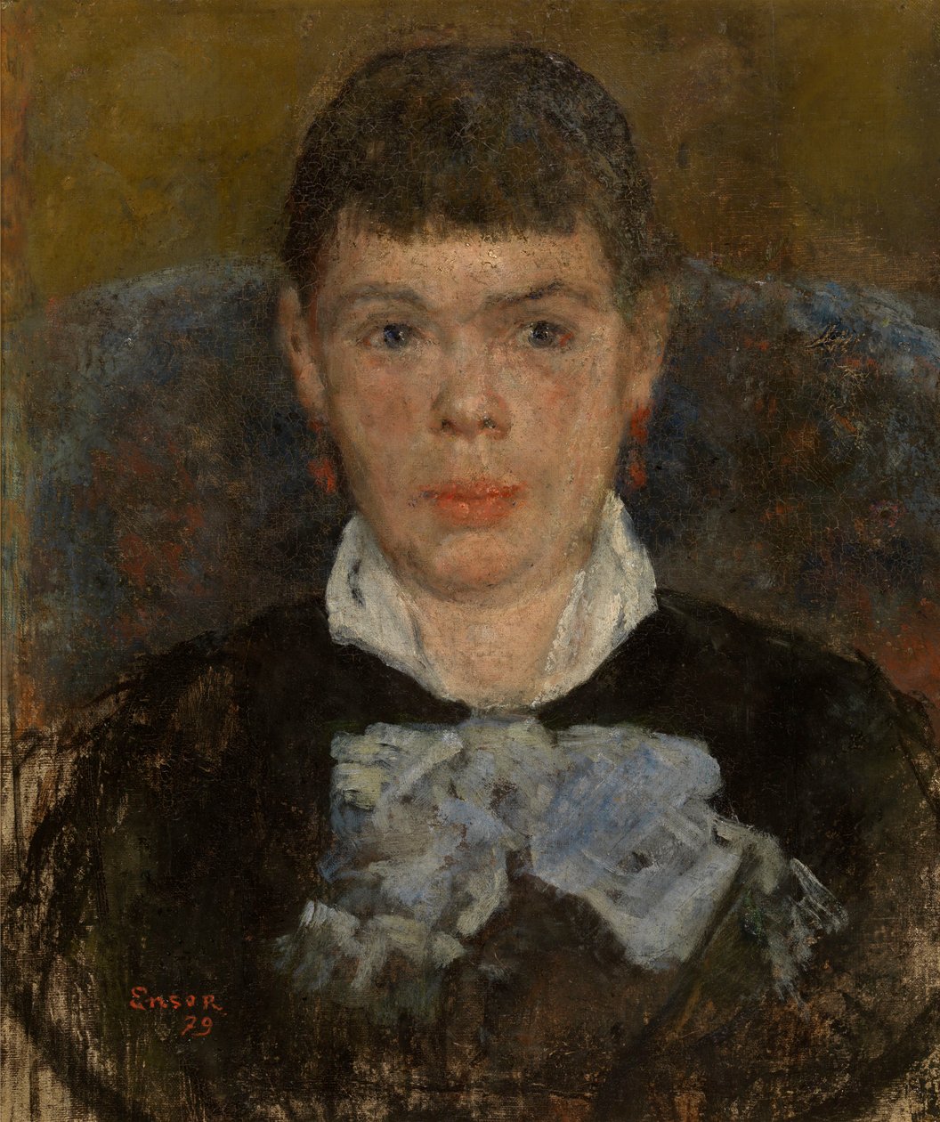 Nainen nenä pystyssä tekijältä James Ensor