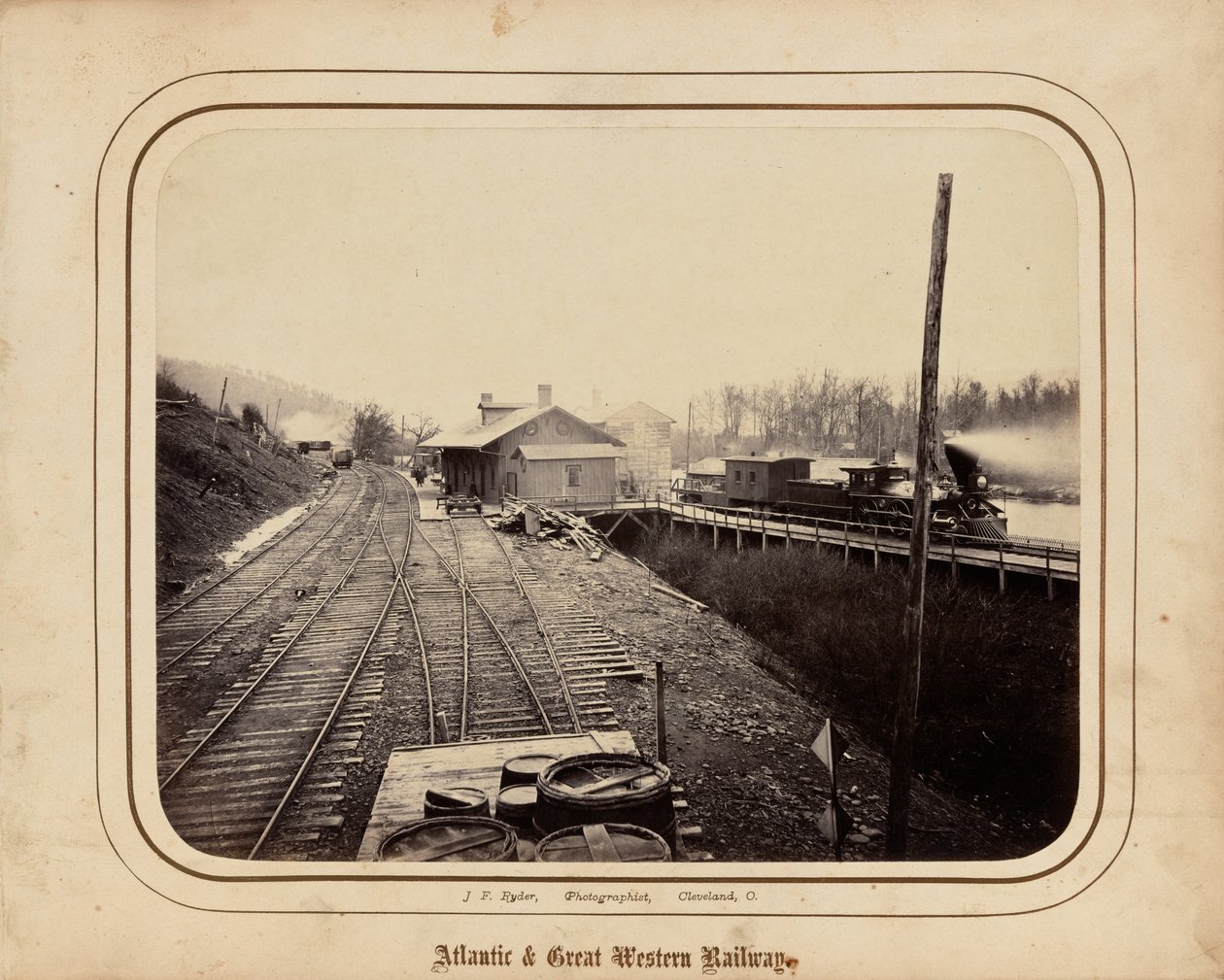 Atlantic  Great Western Railway,1862 (kuva) tekijältä James F. Ryder